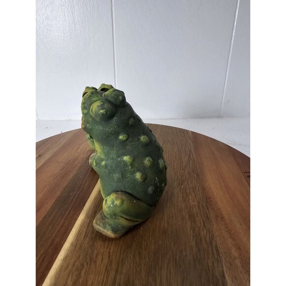 Vintage 90s Pete Apsit  Frog Toad Figurine Large Eyes Kissing Pair  See Pics - Picture 4 of 7